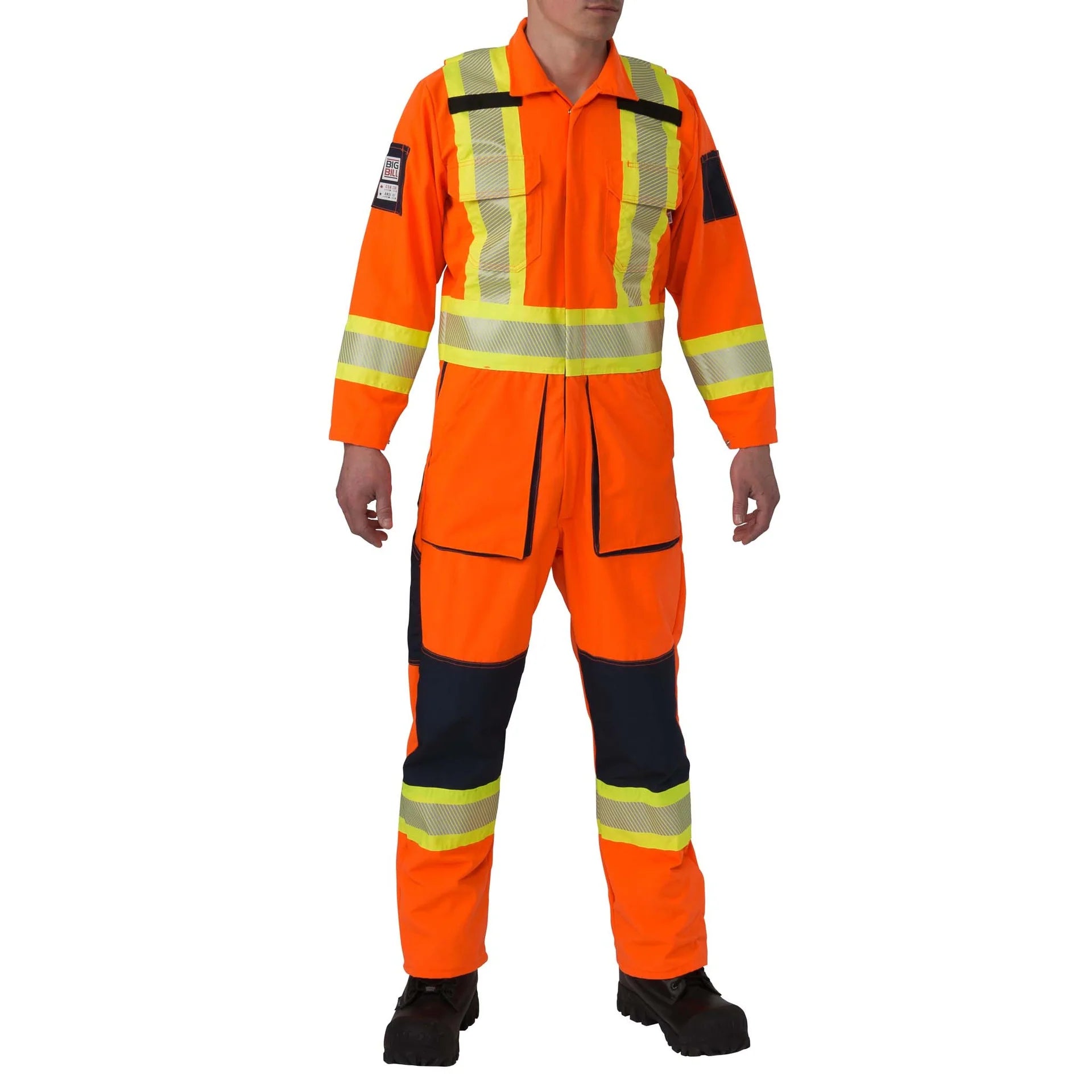 Big Bill High Visibility Ripstop Coverall -1324HVT - Basics Clothing Store