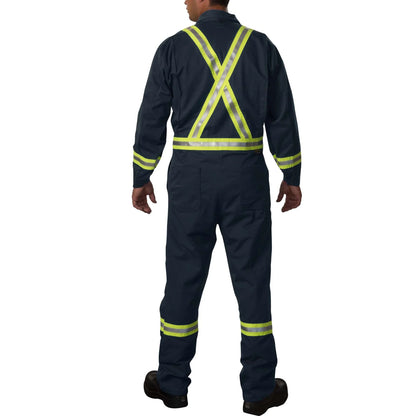 Big Bill Flame Resistant Industrial Coverall with Reflective Tape - 1325US7 - Basics Clothing Store