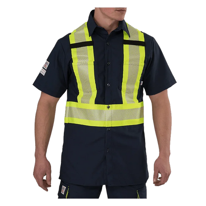 Big Bill High Visibility Short-Sleeve Ripstop Shirt