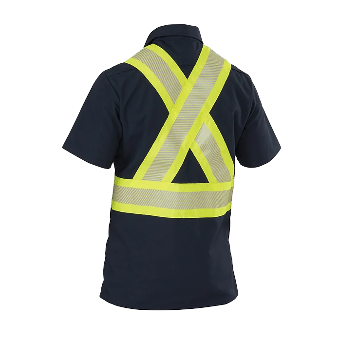 Big Bill High Visibility Short-Sleeve Ripstop Shirt