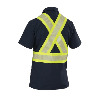 Big Bill High Visibility Short-Sleeve Ripstop Shirt