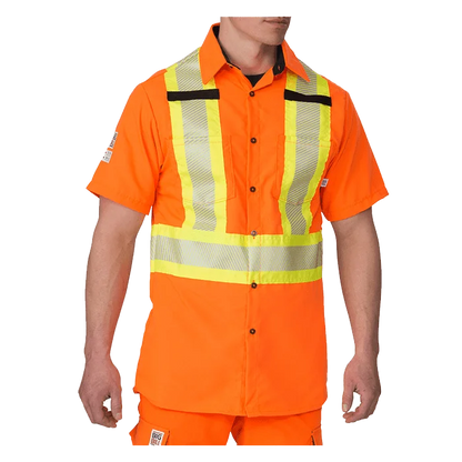 Big Bill High Visibility Short-Sleeve Ripstop Shirt