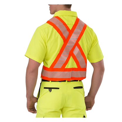 Big Bill High Visibility Short-Sleeve Ripstop Shirt