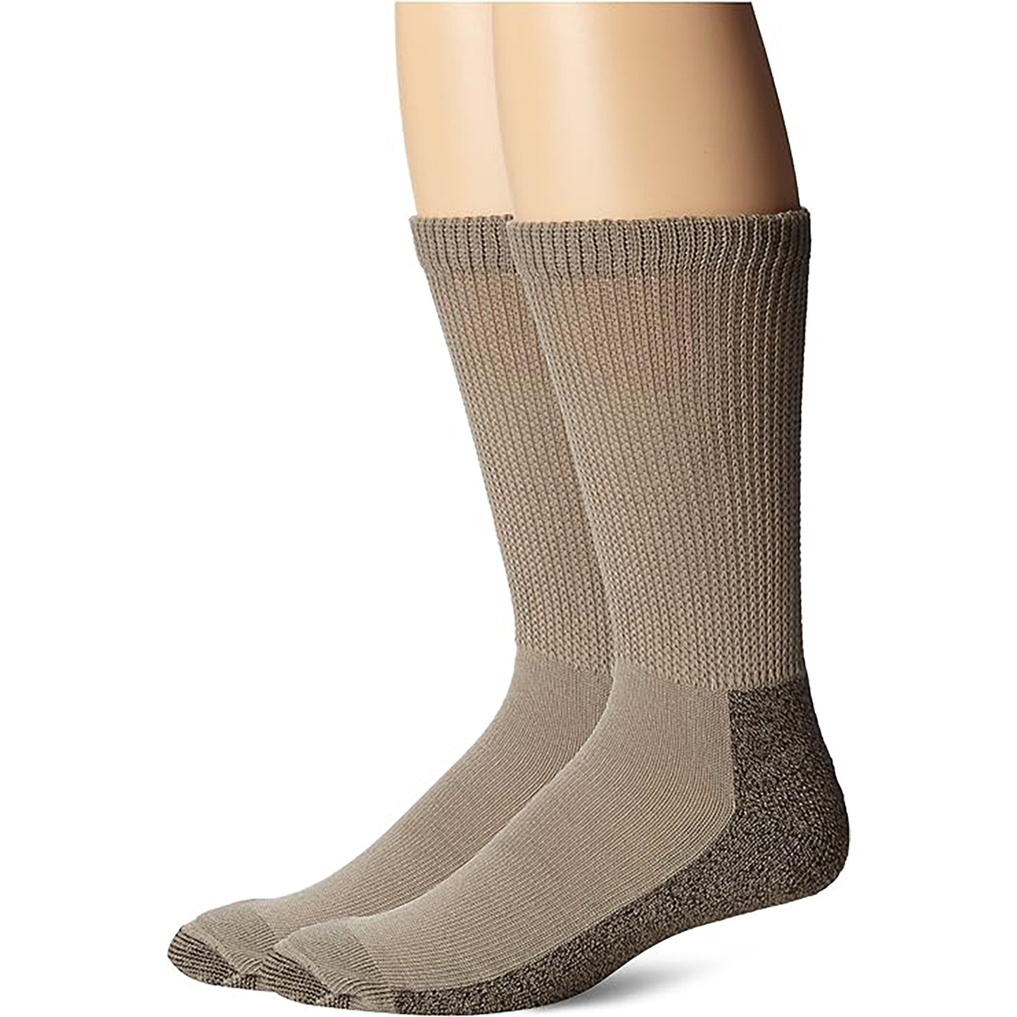 Dickies Men's 2 Packs Steel Toe NonBinding Crew Socks, Sizes 6-12