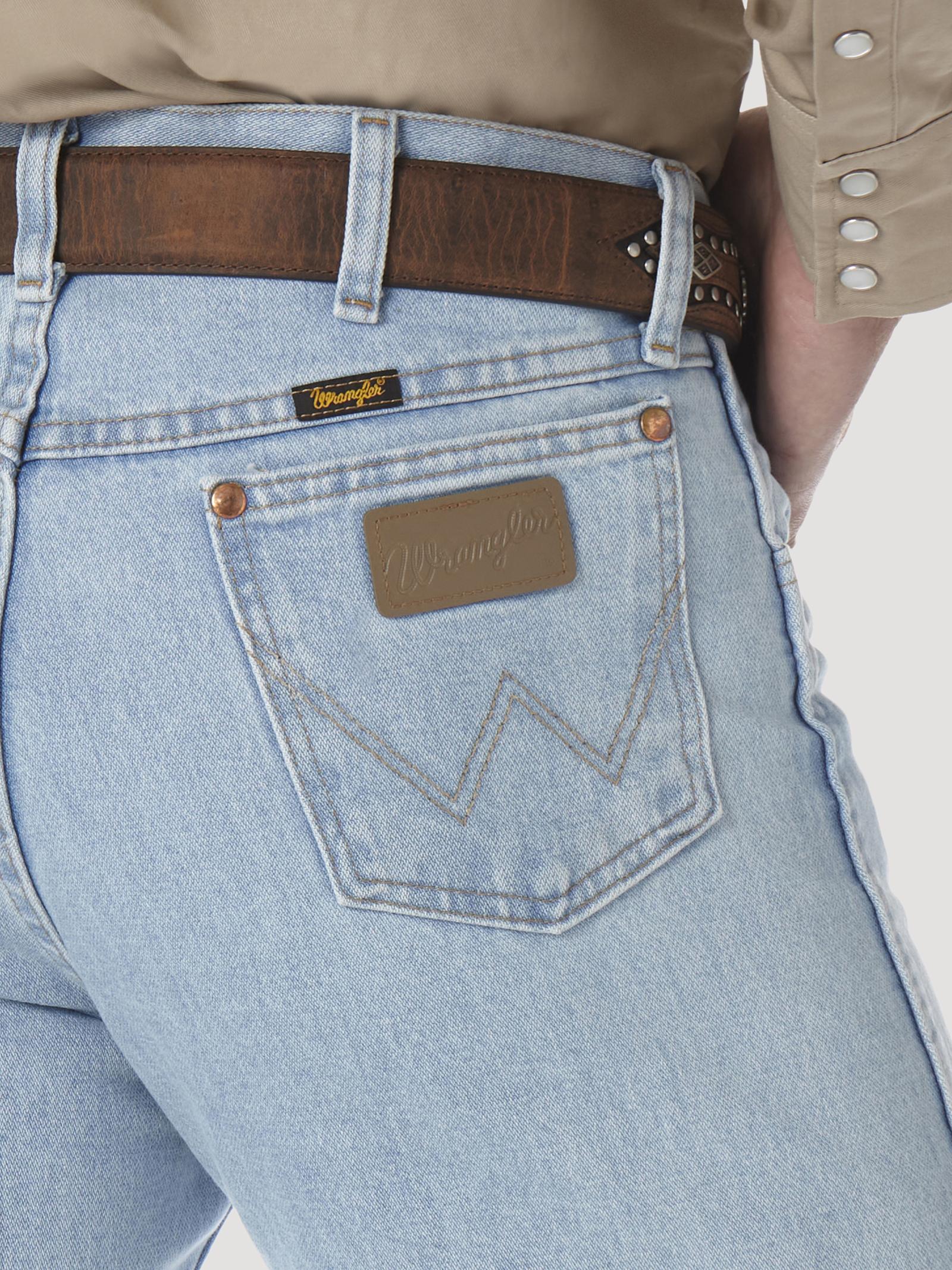 Wrangler® Cowboy Cut® Men's Jeans - Original Fit - Bleach-13MWZGH - Basics Clothing Store