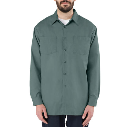 Big Bill Poplin Long-Sleeve Industrial Work Shirt -140
