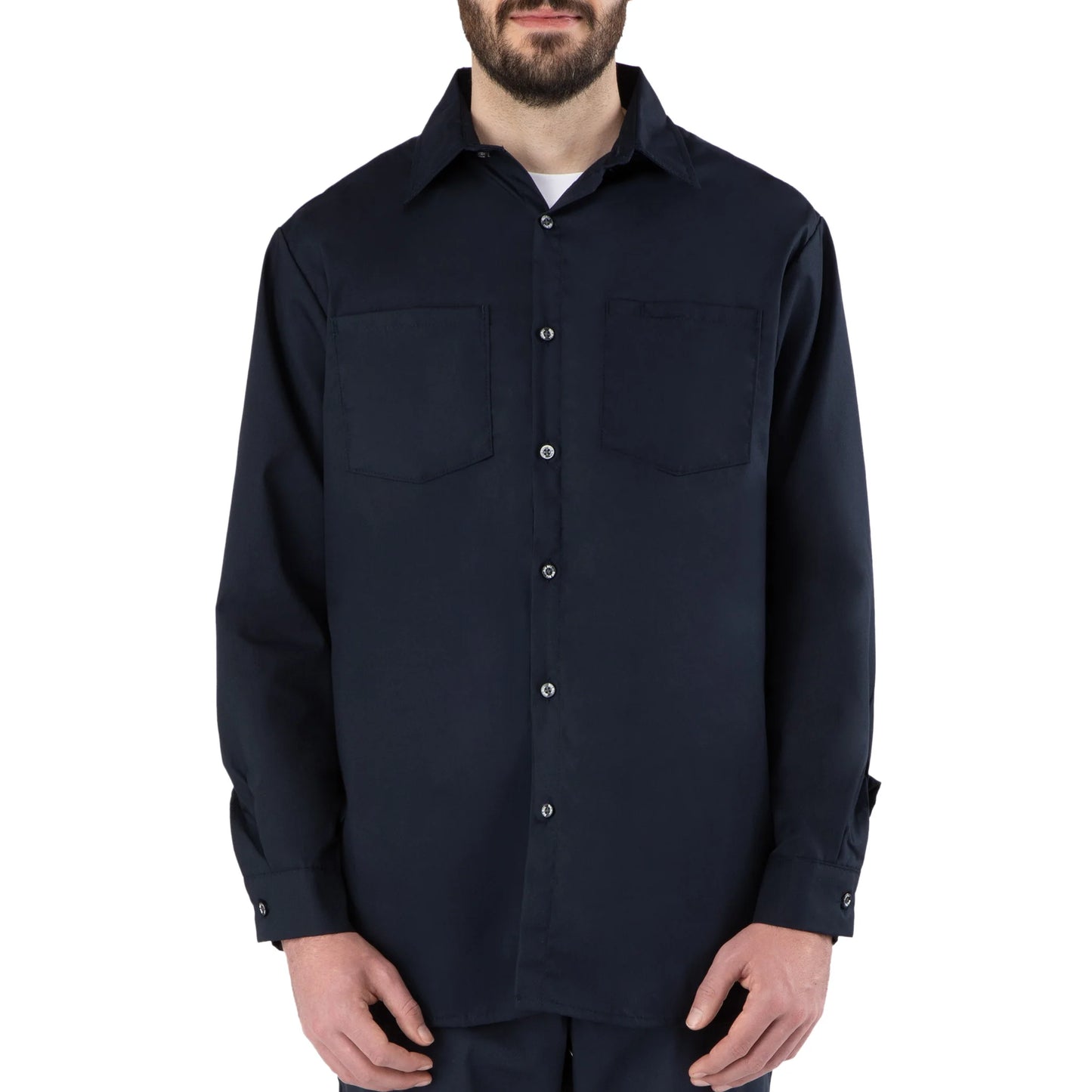 Big Bill Poplin Long-Sleeve Industrial Work Shirt -140