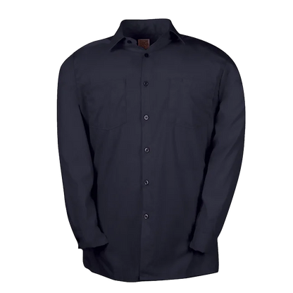 Big Bill Poplin Long-Sleeve Industrial Work Shirt