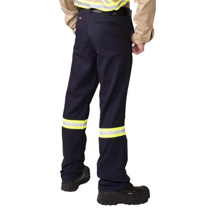 Big Bill Flame Resistant High Visibility Regular Fit Pants with Reflective Tape -1435US9 - Basics Clothing Store