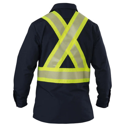 Big Bill High Visibility Long-Sleeve Ripstop Shirt -144HVP