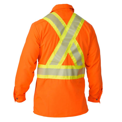 Big Bill High Visibility Long-Sleeve Ripstop Shirt -144HVP