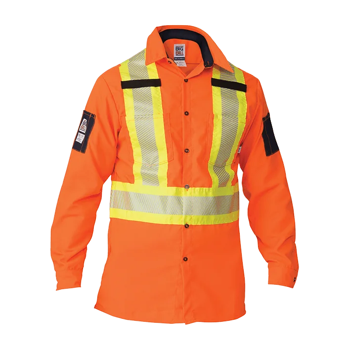 Big Bill High Visibility Long-Sleeve Ripstop Shirt