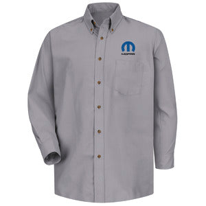 Mopar Men's Long Sleeve Poplin Dress Shirt