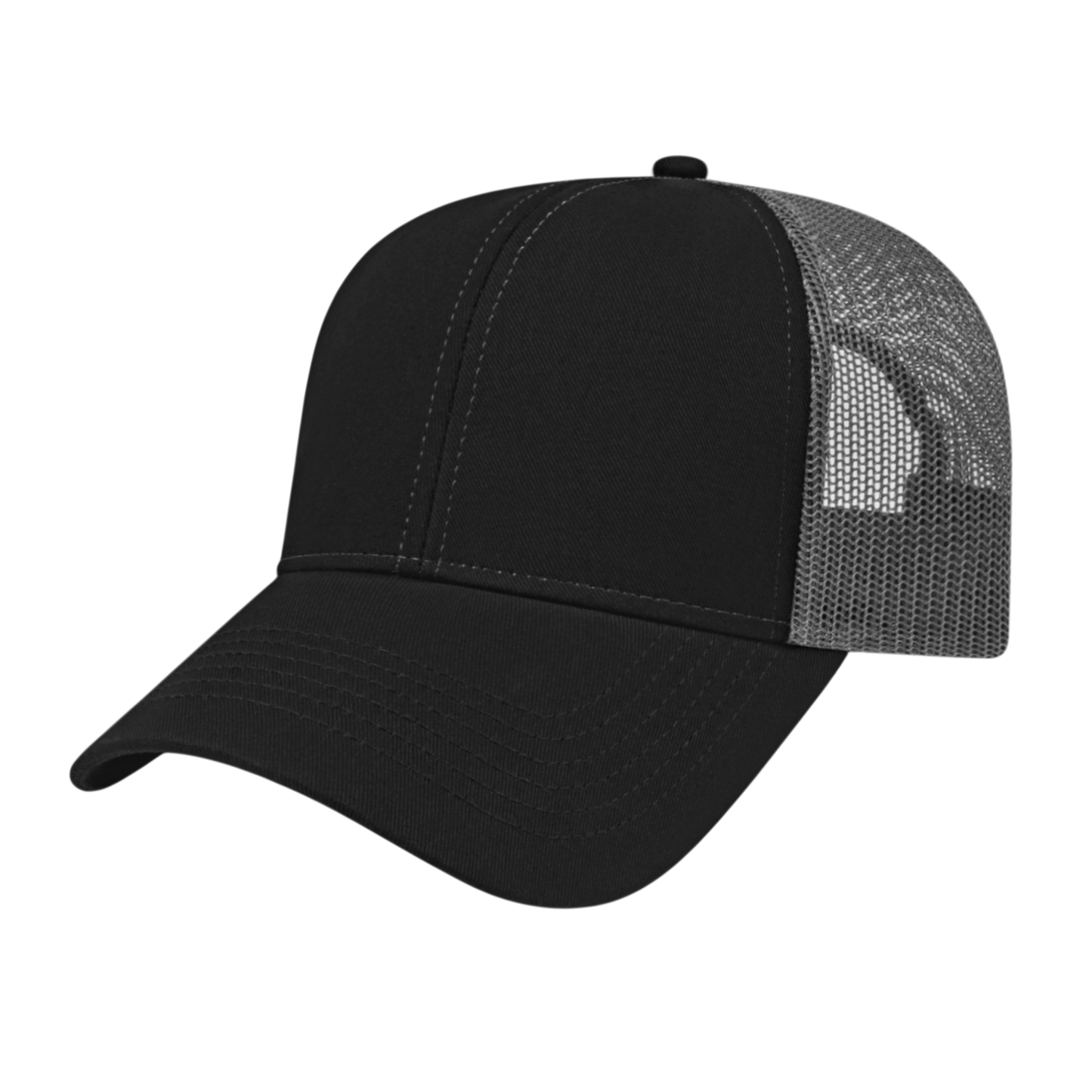 Blue Generation Two-Tone Trucker Mesh Back Cap-BG1525C