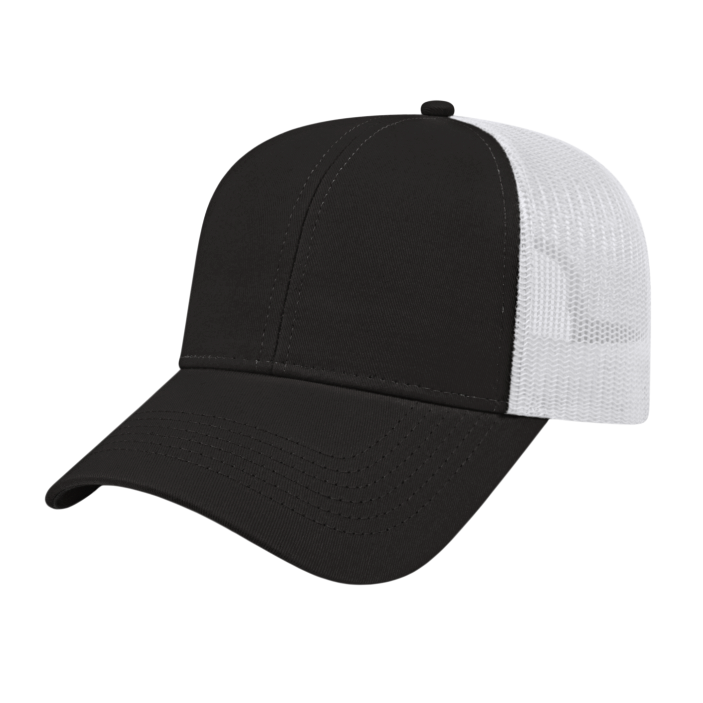 Blue Generation Two-Tone Trucker Mesh Back Cap-BG1525C