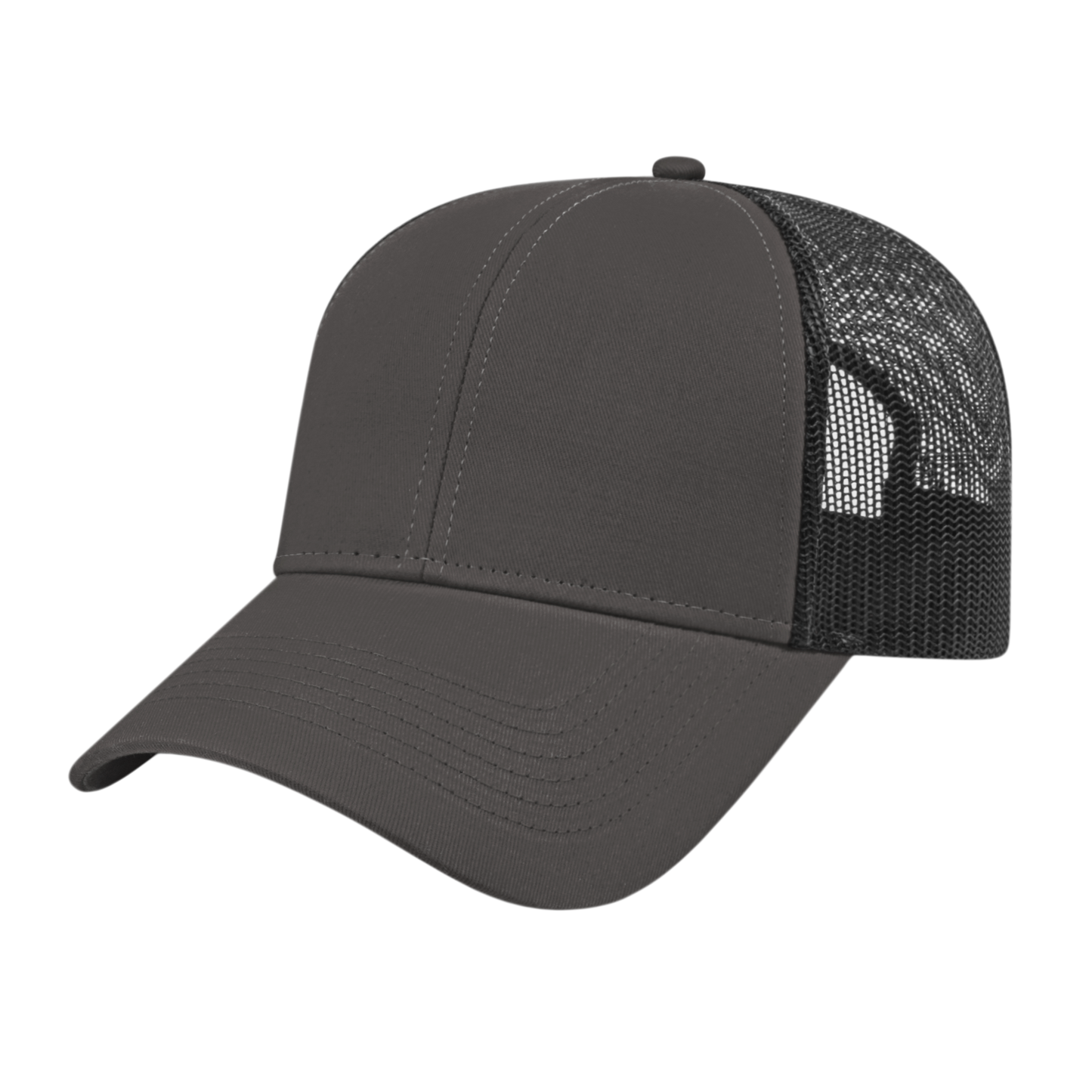 Blue Generation Two-Tone Trucker Mesh Back Cap-BG1525C