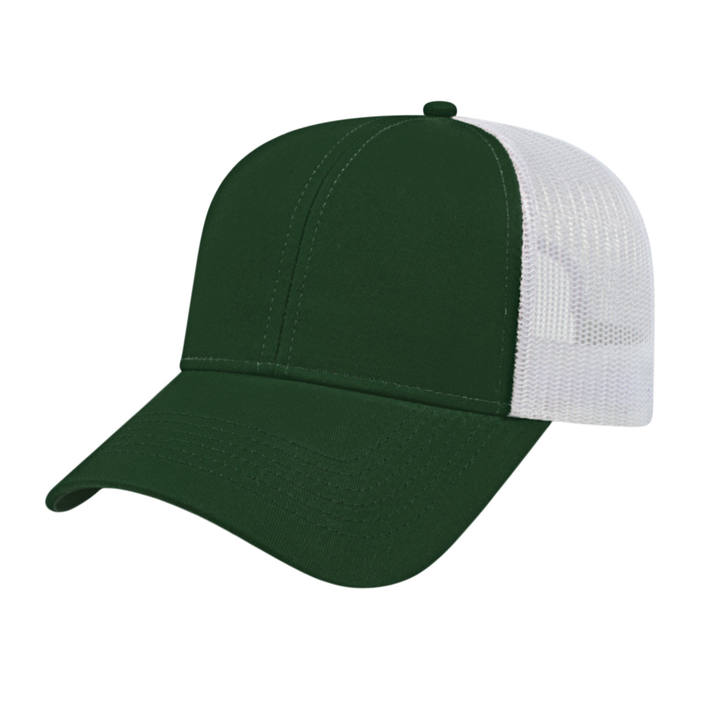 Blue Generation Two-Tone Trucker Mesh Back Cap-BG1525C