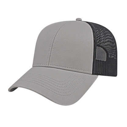 Blue Generation Two-Tone Trucker Mesh Back Cap-BG1525C