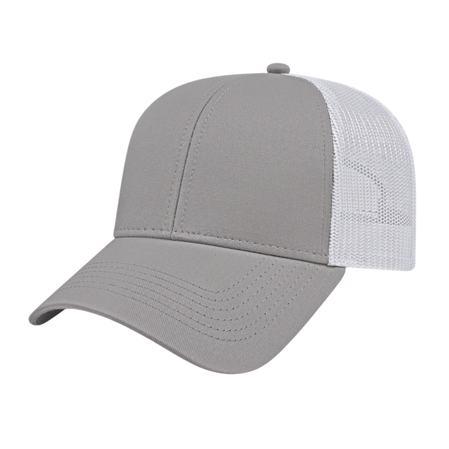 Blue Generation Two-Tone Trucker Mesh Back Cap-BG1525C