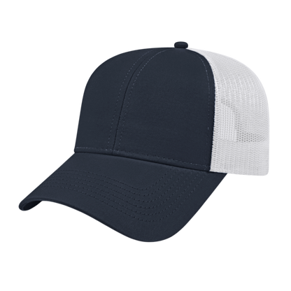 Blue Generation Two-Tone Trucker Mesh Back Cap-BG1525C
