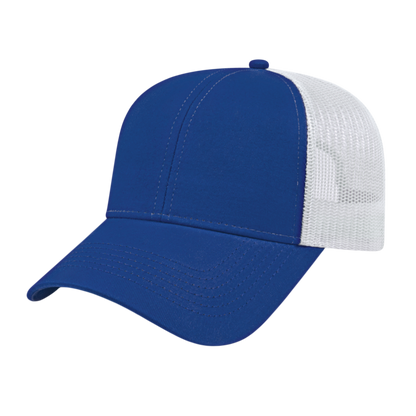 Blue Generation Two-Tone Trucker Mesh Back Cap-BG1525C