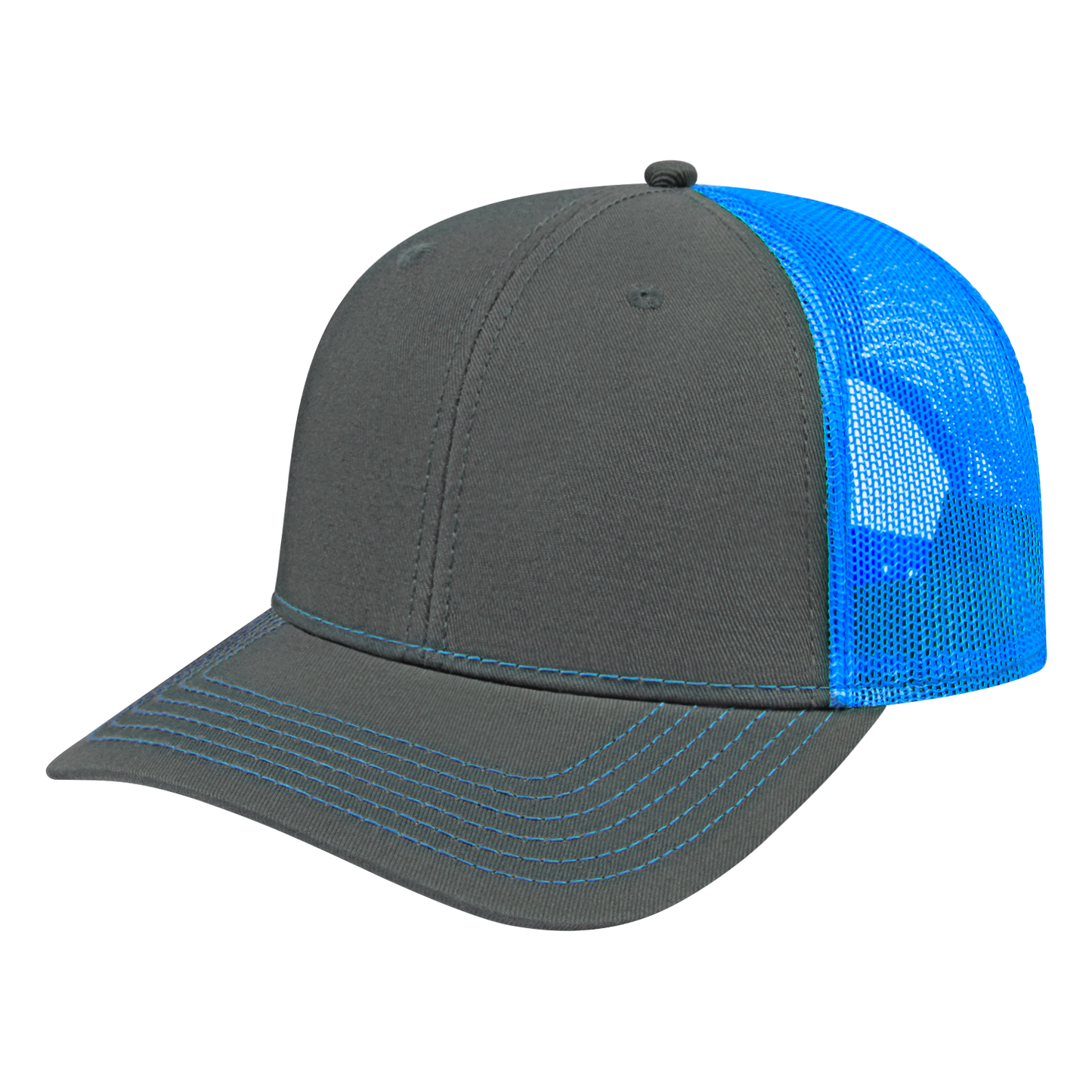 Blue Generation Trucker Mesh Back Cap-BG1528C