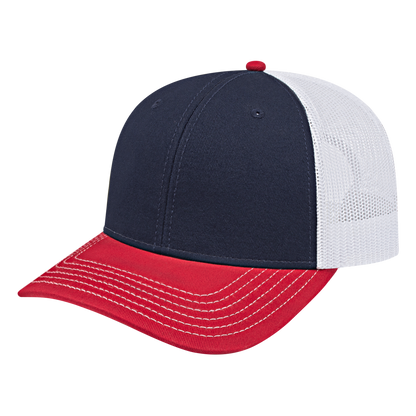 Blue Generation Trucker Mesh Back Cap-BG1528C