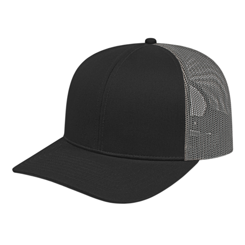 Blue Generation Poly/Cotton Trucker Mesh Back Cap-BG1538C