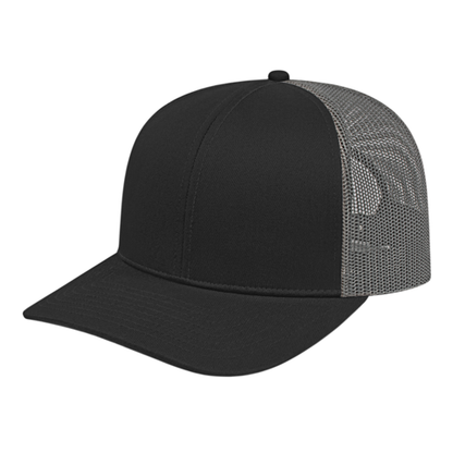 Blue Generation Poly/Cotton Trucker Mesh Back Cap-BG1538C