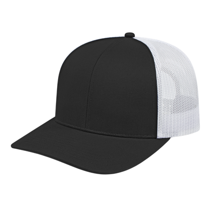 Blue Generation Poly/Cotton Trucker Mesh Back Cap-BG1538C