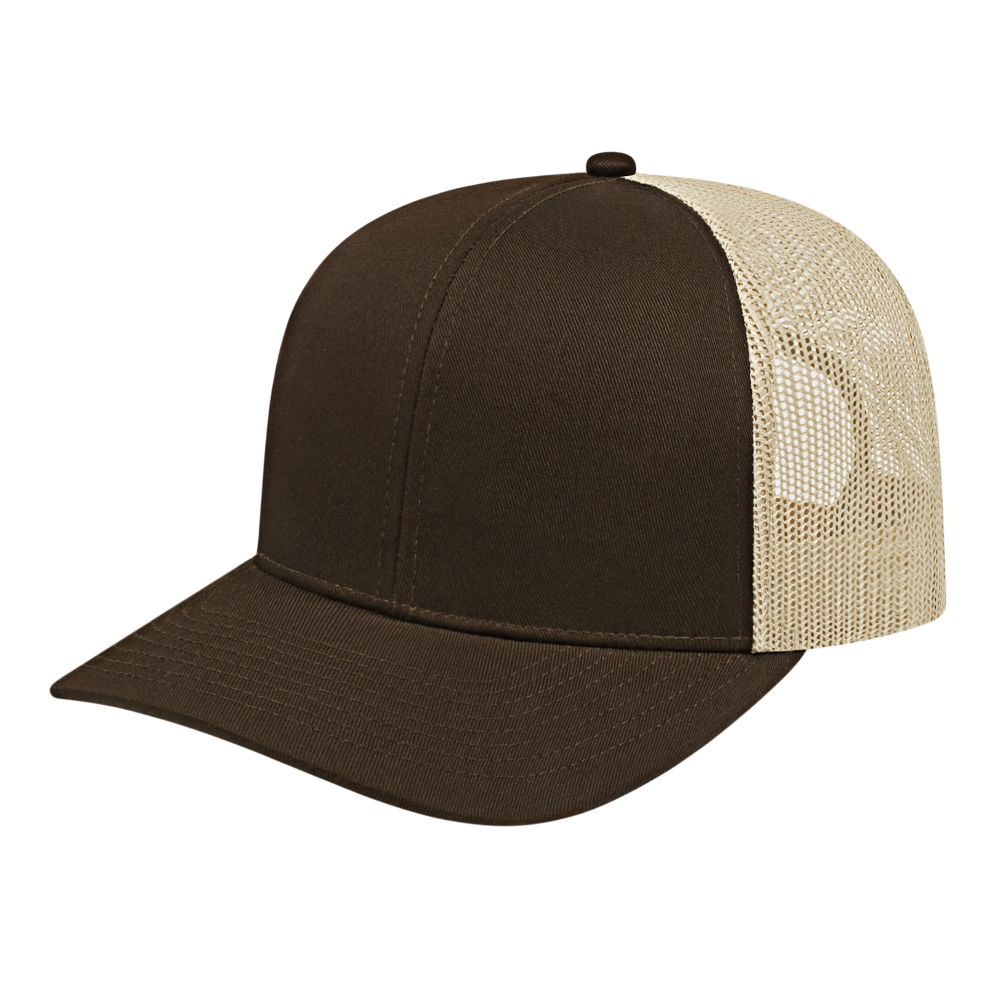 Blue Generation Poly/Cotton Trucker Mesh Back Cap-BG1538C
