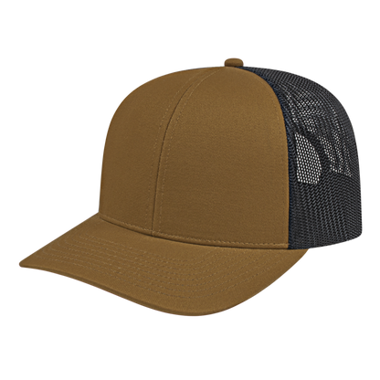 Blue Generation Poly/Cotton Trucker Mesh Back Cap-BG1538C
