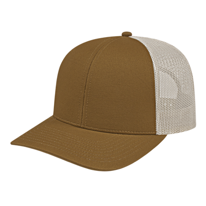 Blue Generation Poly/Cotton Trucker Mesh Back Cap-BG1538C