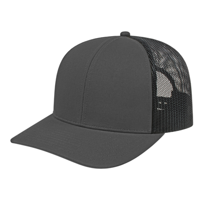 Blue Generation Poly/Cotton Trucker Mesh Back Cap-BG1538C