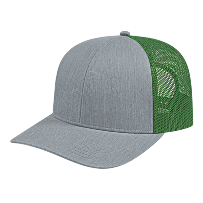 Blue Generation Poly/Cotton Trucker Mesh Back Cap-BG1538C