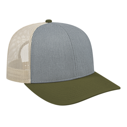 Blue Generation Poly/Cotton Trucker Mesh Back Cap-BG1538C