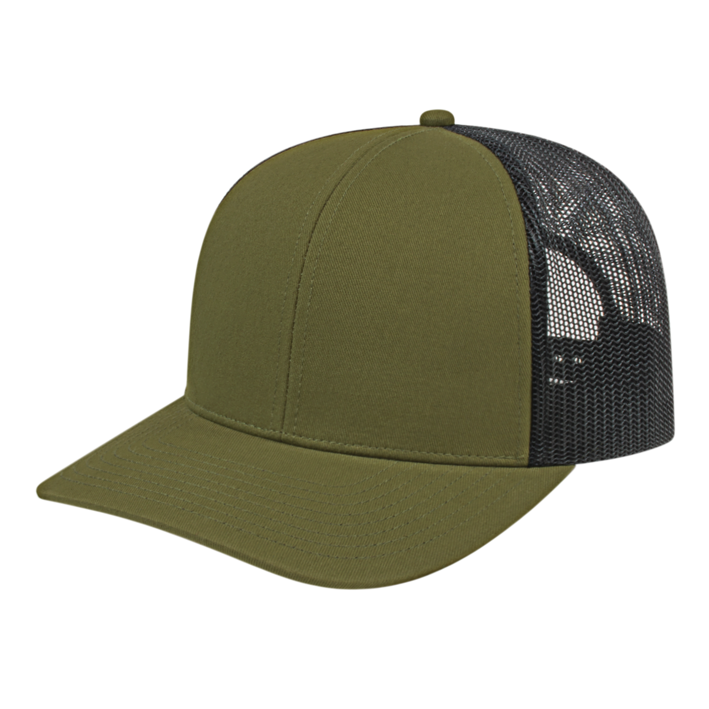 Blue Generation Poly/Cotton Trucker Mesh Back Cap-BG1538C