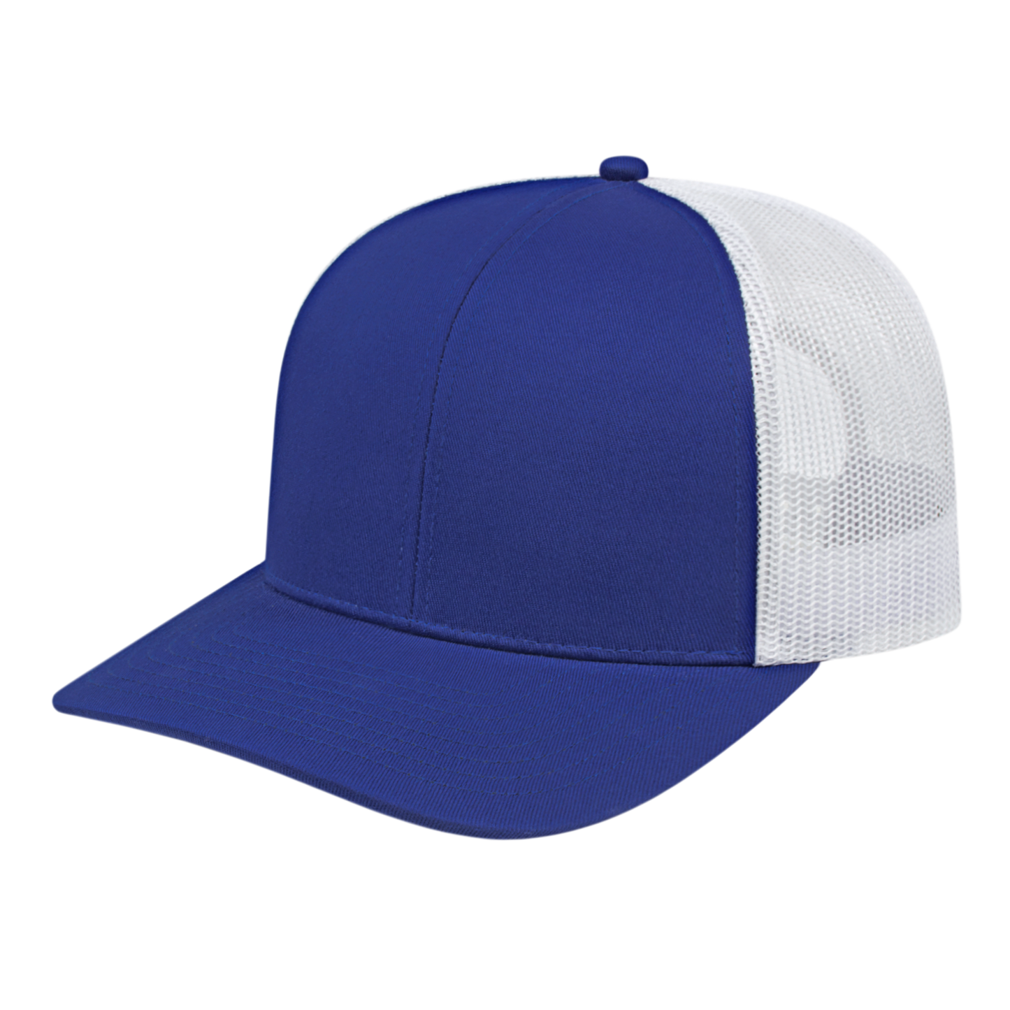 Blue Generation Poly/Cotton Trucker Mesh Back Cap-BG1538C