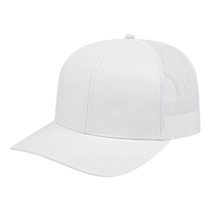 Blue Generation Poly/Cotton Trucker Mesh Back Cap-BG1538C