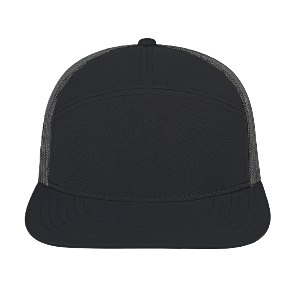 Blue Generation 7 Panel Trucker Cap-BG1557C