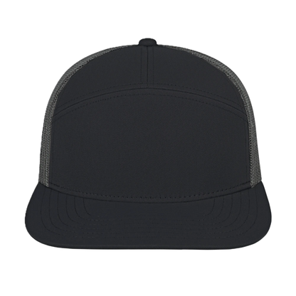 Blue Generation 7 Panel Trucker Cap-BG1557C