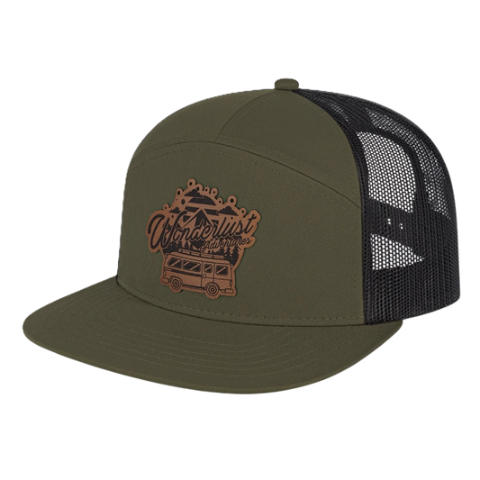Blue Generation 7 Panel Trucker Cap-BG1557C