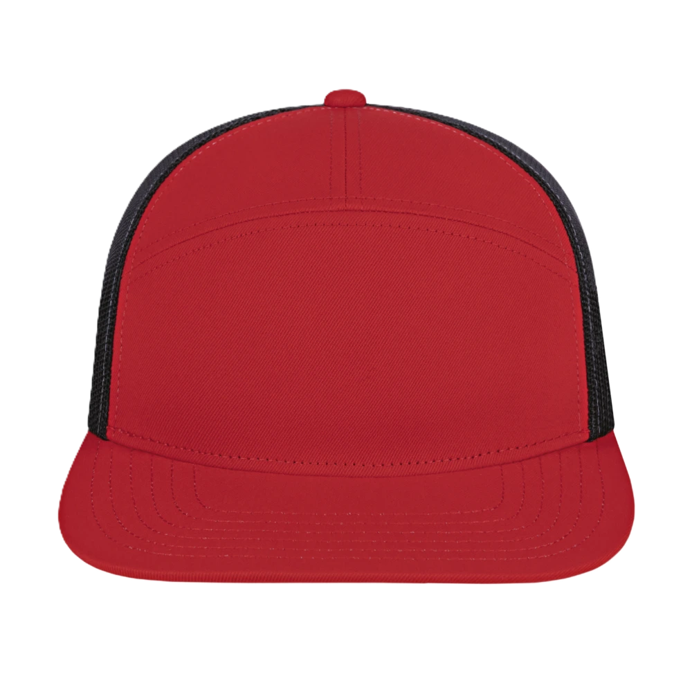 Blue Generation 7 Panel Trucker Cap-BG1557C