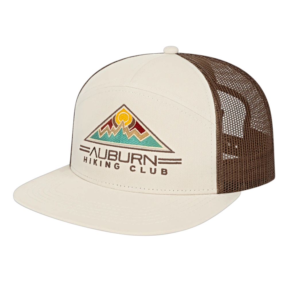 Blue Generation 7 Panel Trucker Cap-BG1557C