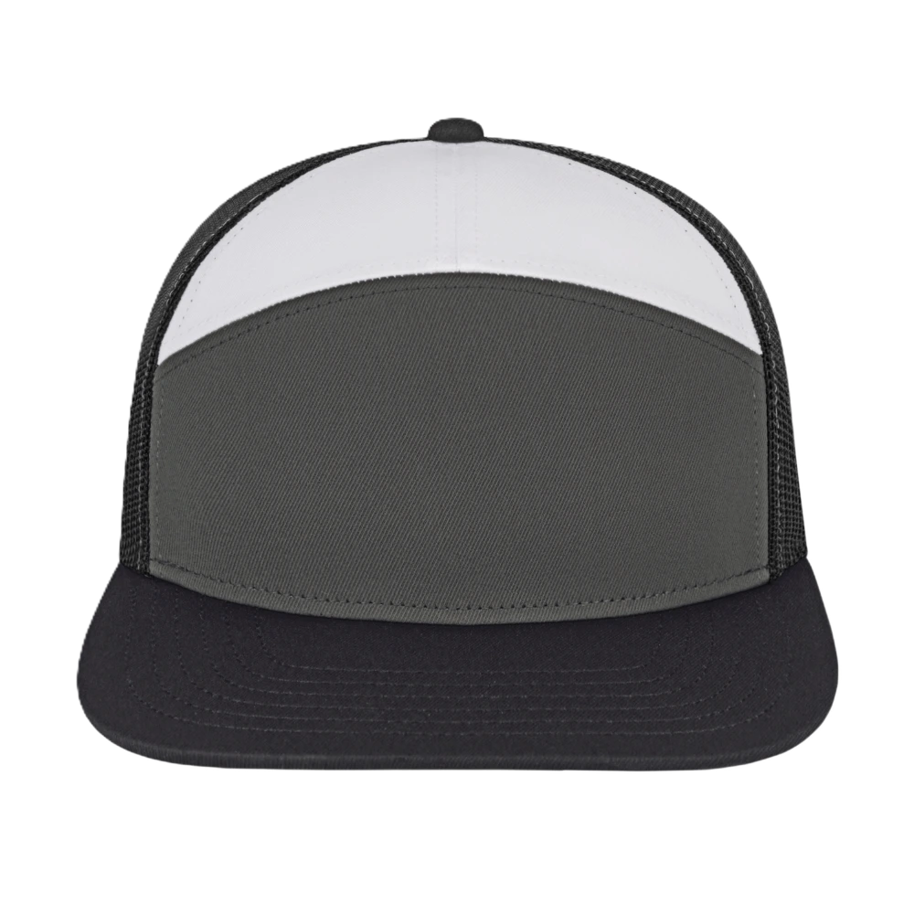 Blue Generation 7 Panel Trucker Cap-BG1557C