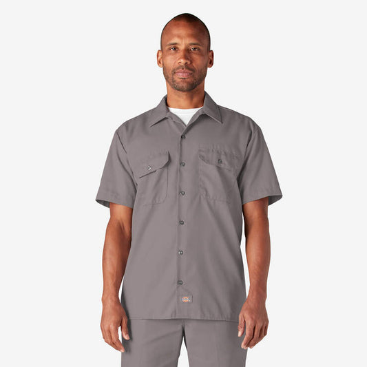 Dickies Short Sleeve Work Shirt - Silver (SV)