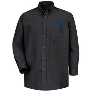 Volkswagen® Men's Long Sleeve Poplin Dress Shirt - Left Ches  VW