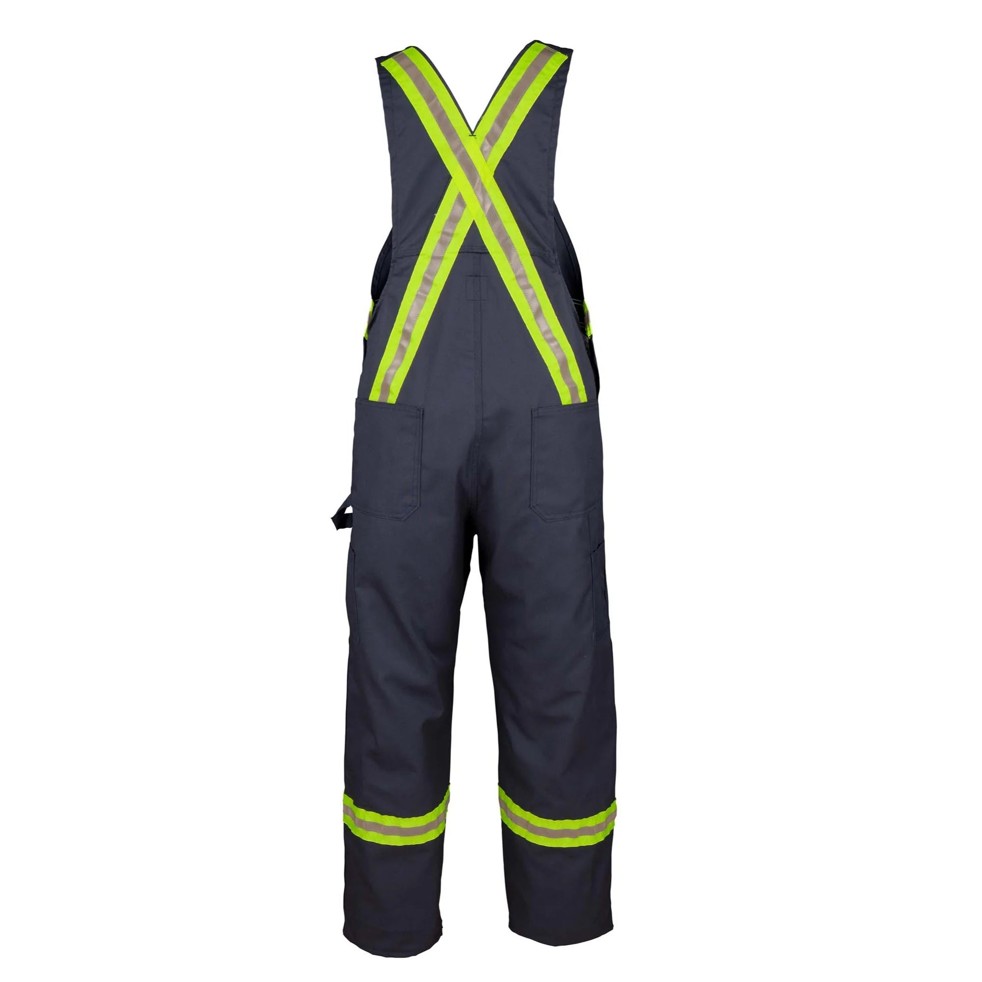Big Bill High Visibility Unlined Industrial Bib Overall with Reflective Material -178BF - Basics Clothing Store