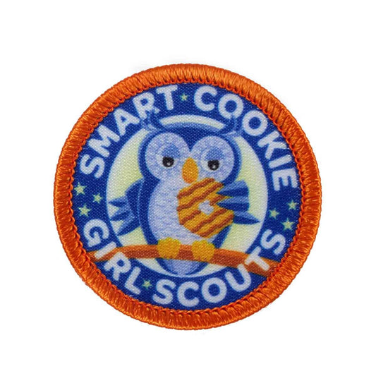 Girl Scouts Smart Cookie Owl Sew-On Patch - 18033