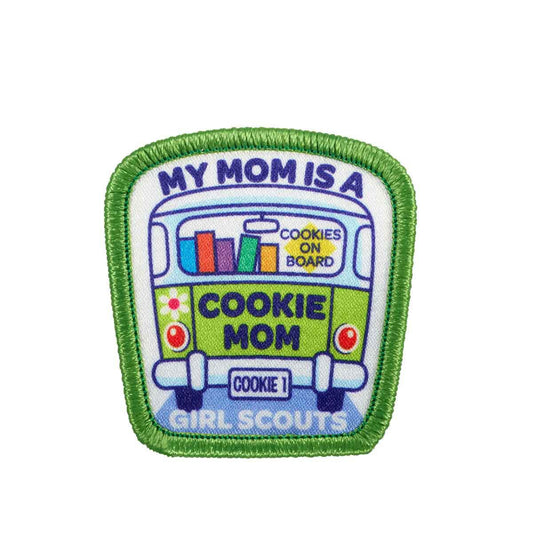 Girl Scout My Mom Is A Cookie Mom Sew-On Patch